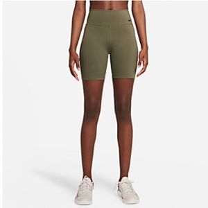 Nike Dri Fit Olive seamless shorts size small
